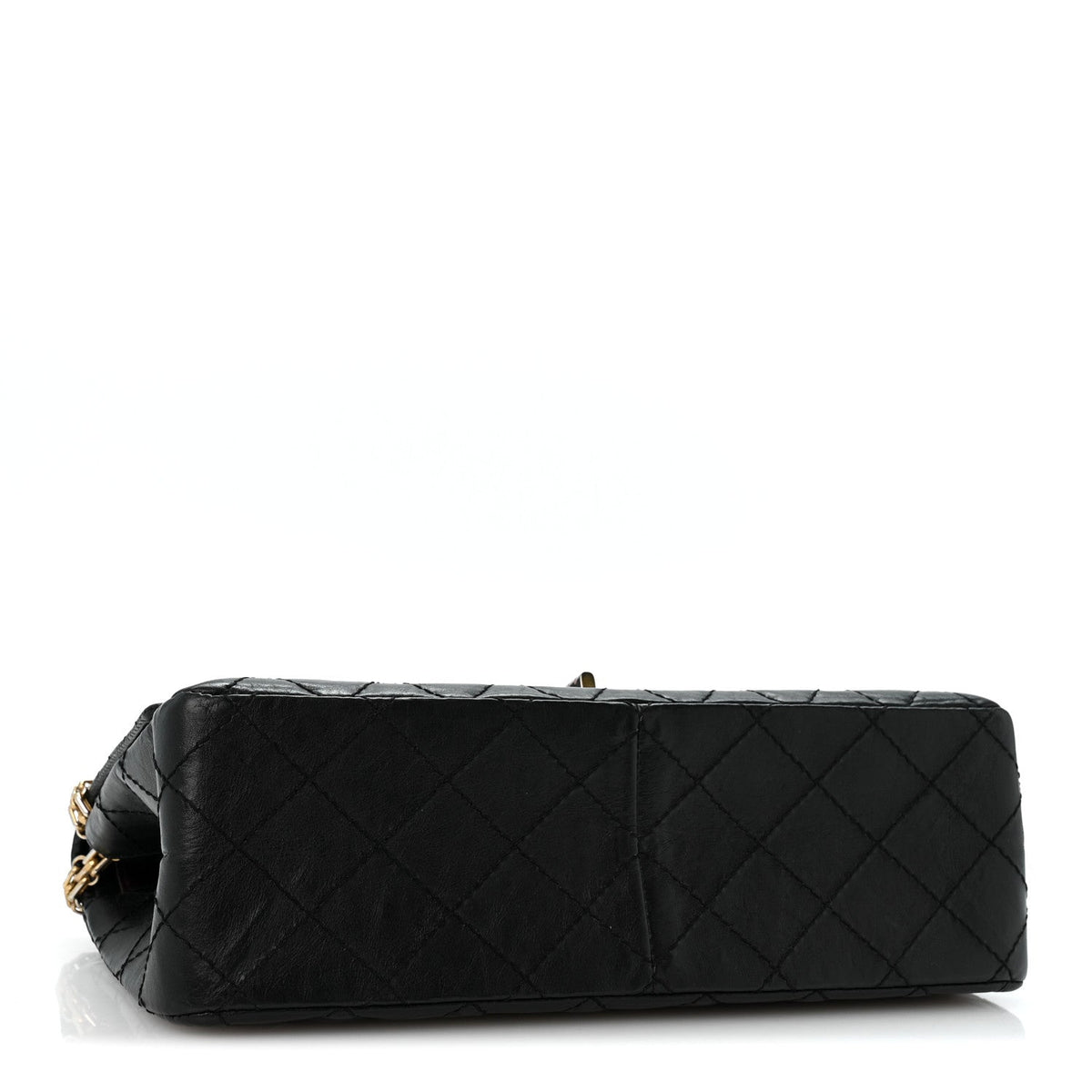 Aged Calfskin Quilted 2.55 Reissue 226 Flap Black