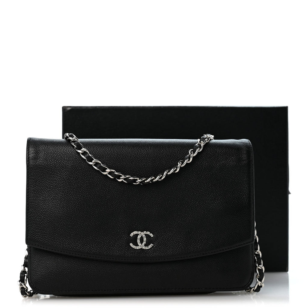 Caviar Sevruga Wallet on Chain WOC Black