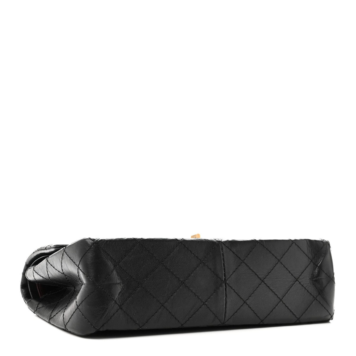 Aged Calfskin Quilted 2.55 Reissue 226 Flap Black