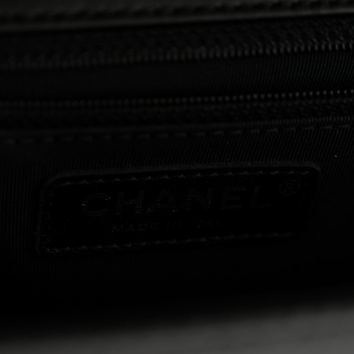 Lambskin Quilted New Medium Boy Flap Black