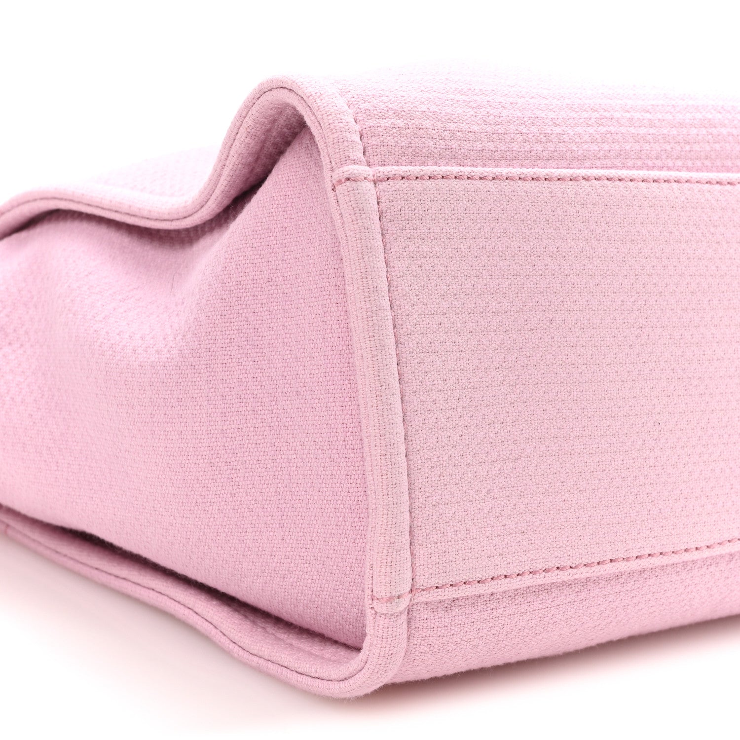 Mixed Fibers Small Deauville Tote Dark Pink