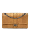 Metallic Snakeskin 2.55 Reissue 226 Flap Gold