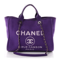 Mixed Fibers Small Deauville Tote Purple