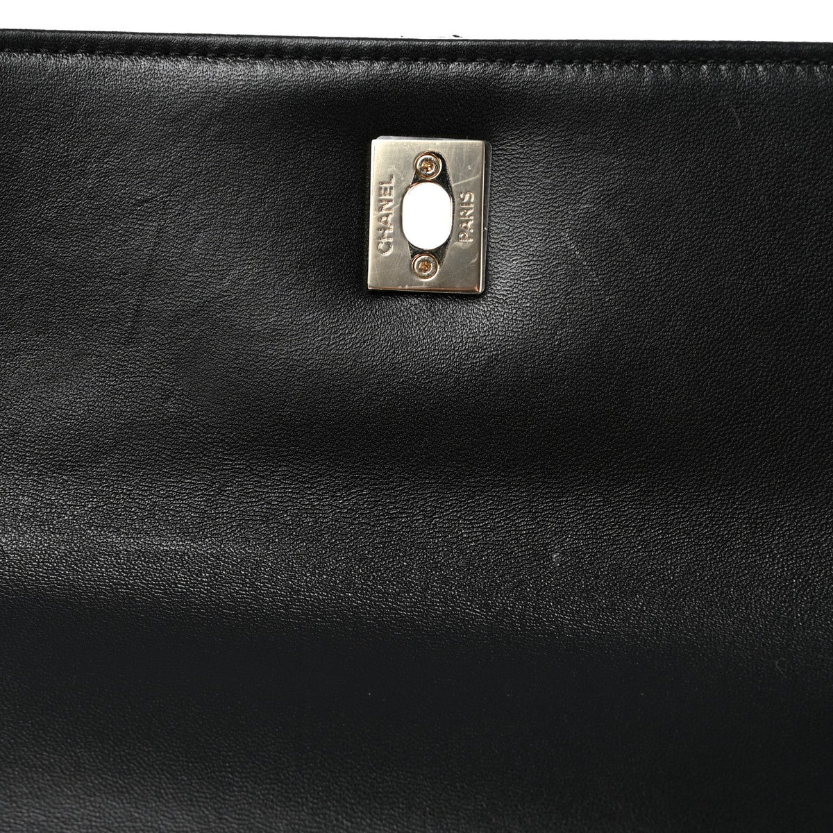 Lambskin Quilted Small Trendy CC Dual Handle Flap Bag Black