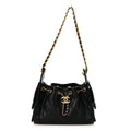 Caviar Quilted Mini Chanel 25 Handbag Black