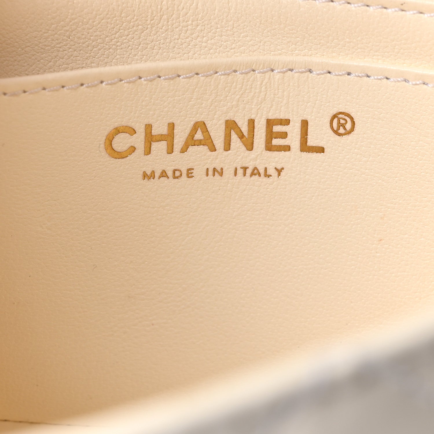 Aged Calfskin Quilted 2.55 Reissue Mini Flap White