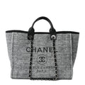 Canvas Medium Deauville Tote Charcoal