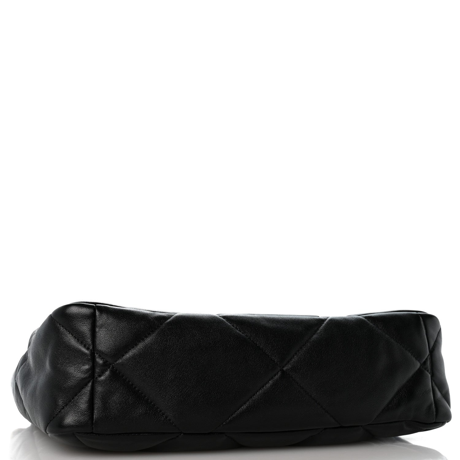 Lambskin  Quilted Large Chanel 19 Flap Black