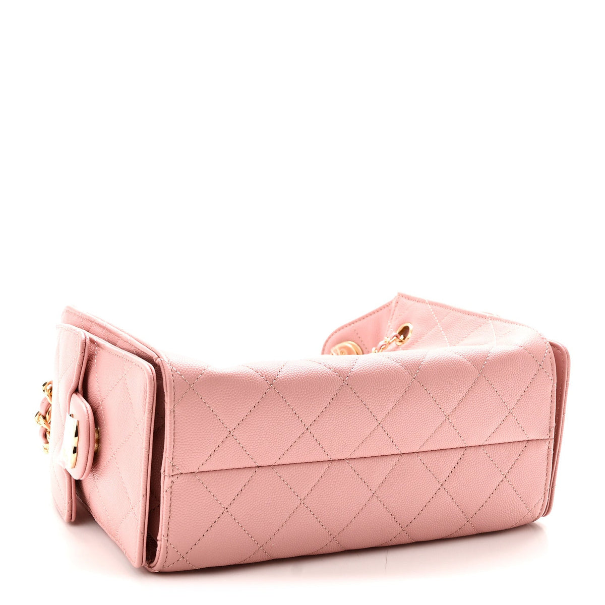 Caviar Quilted Mini Chanel 25 Handbag Pink