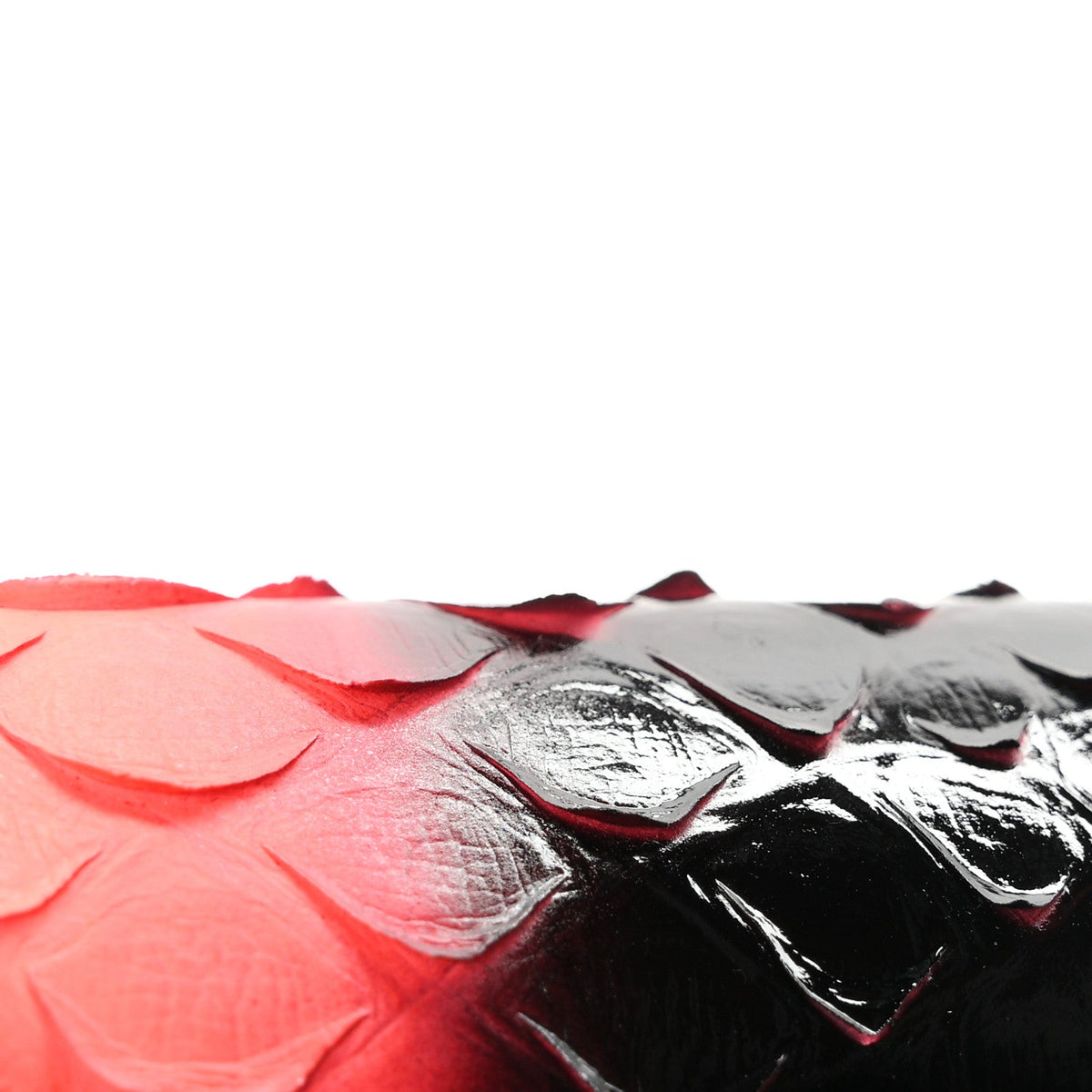 Snakeskin Wallet On Chain WOC Black Red
