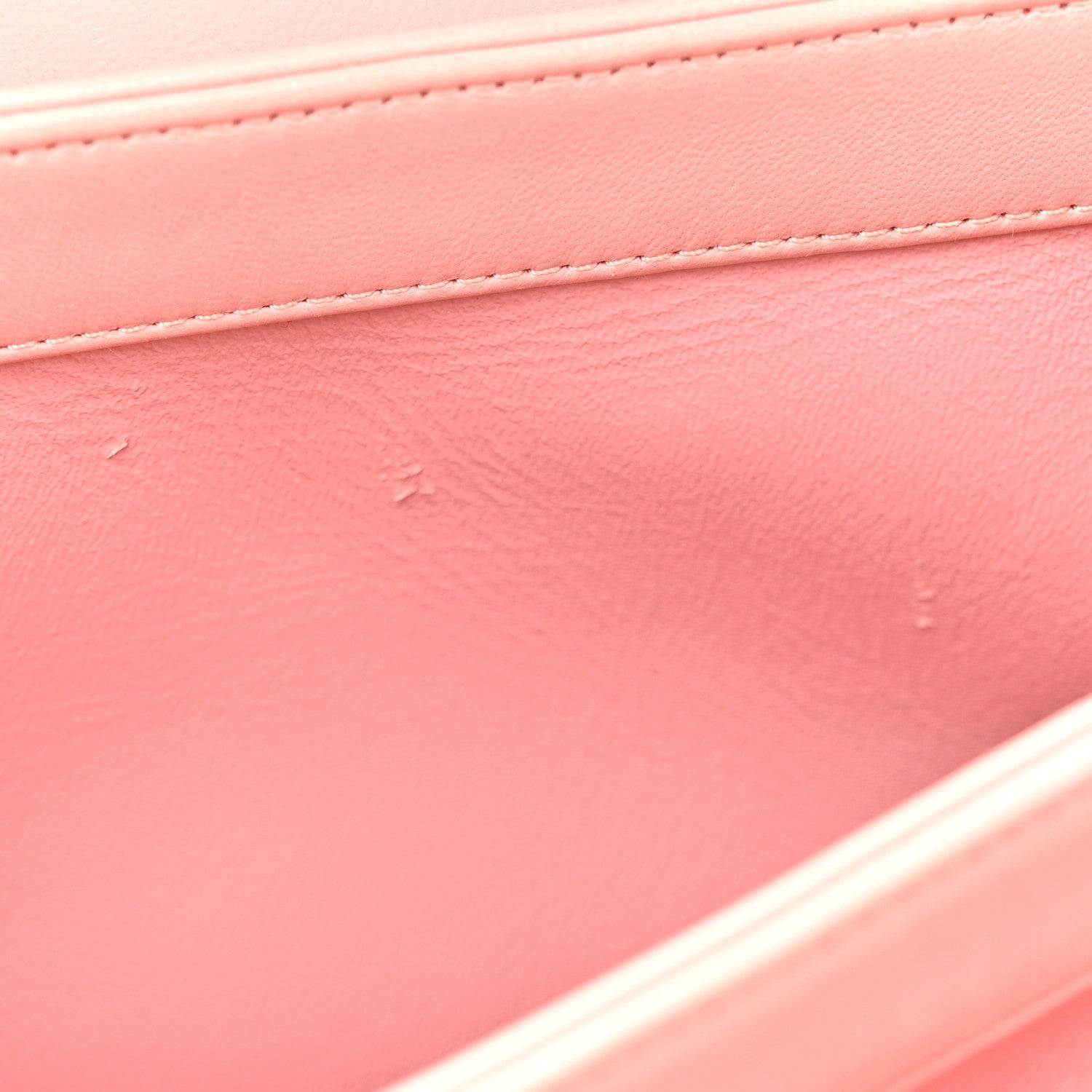 Lambskin Chevron Quilted Small Trendy CC Dual Handle Flap Bag Light Pink