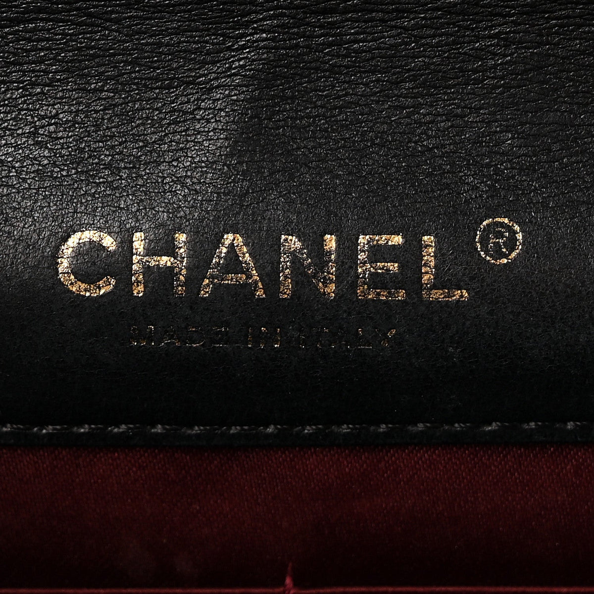 Lambskin Quilted Golden Class Wallet on Chain WOC Black