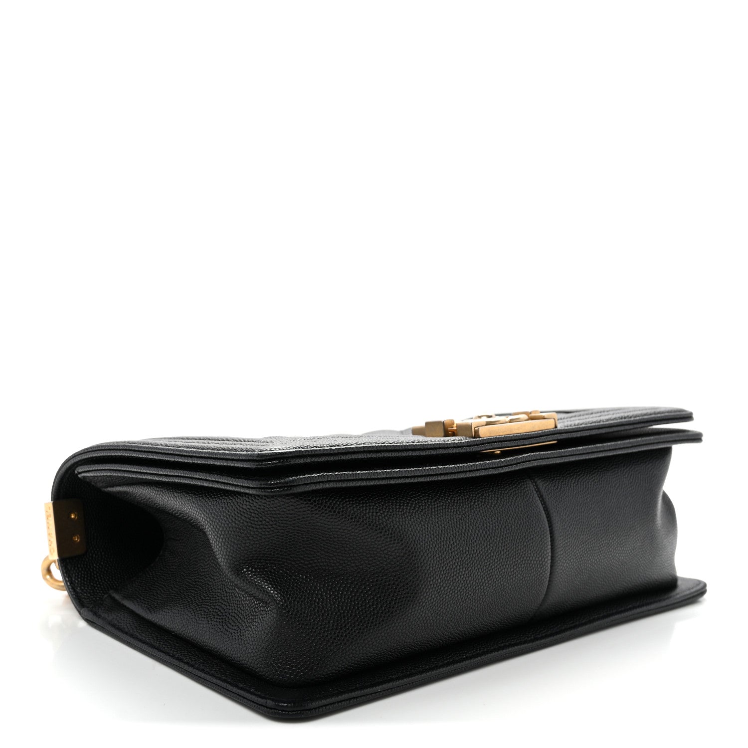 Caviar Quilted Medium Boy Flap Black