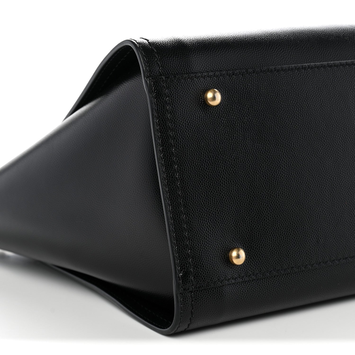 Caviar Small Studded Deauville Tote Black