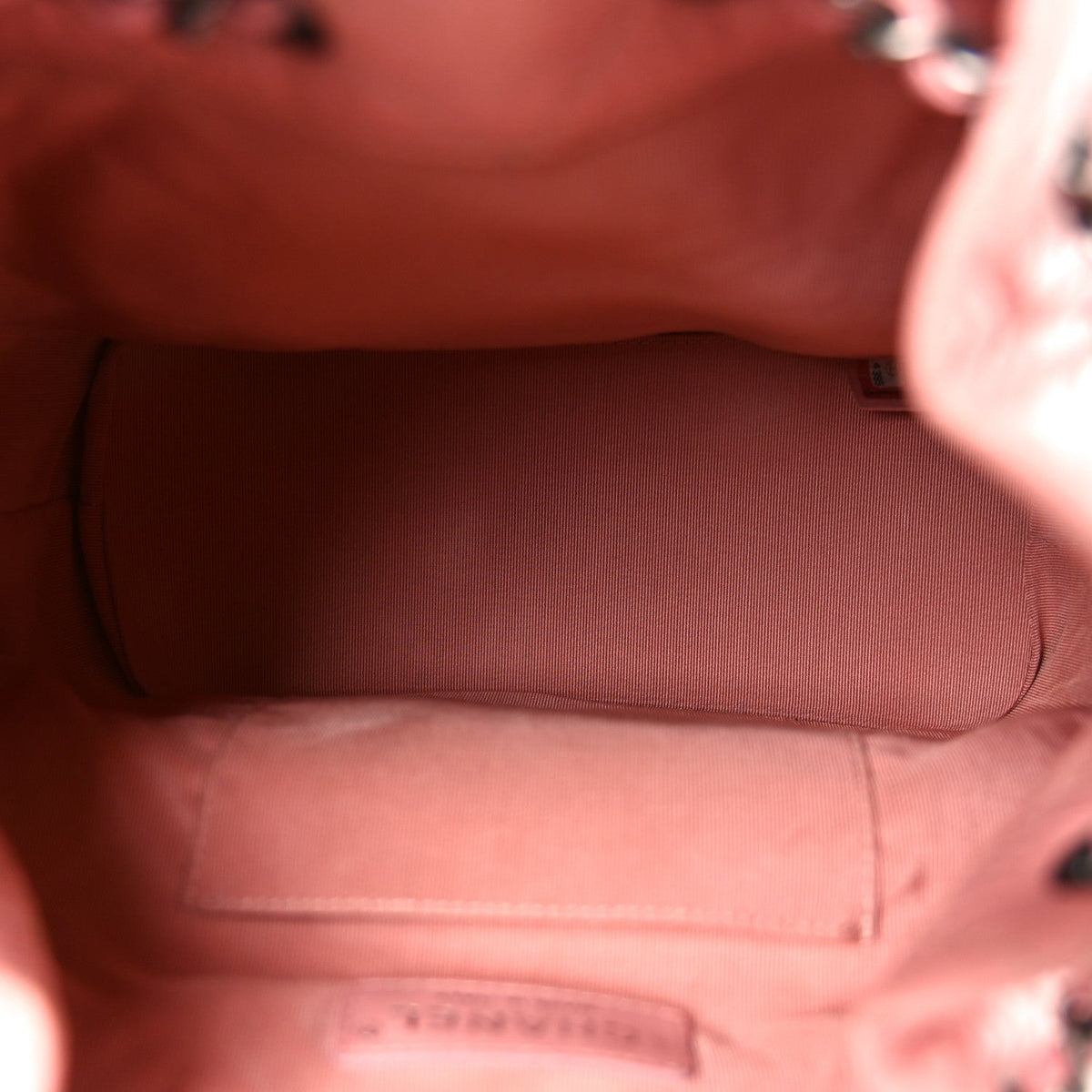 Aged Calfskin Quilted Small Gabrielle Backpack Pink