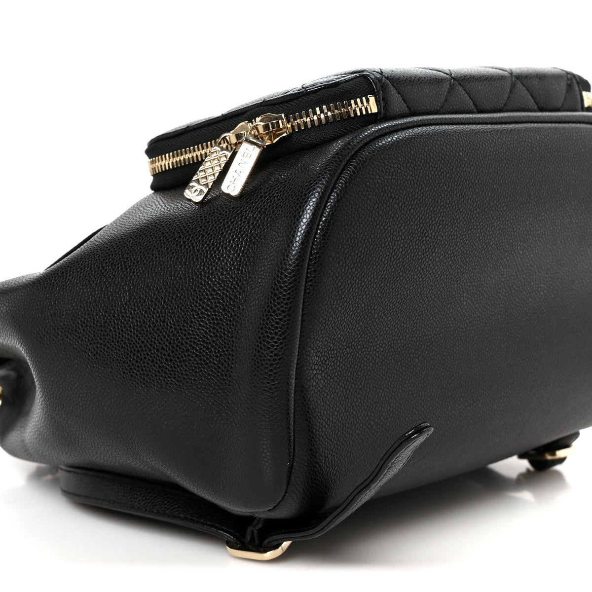 Caviar Quilted Business Affinity Backpack Black