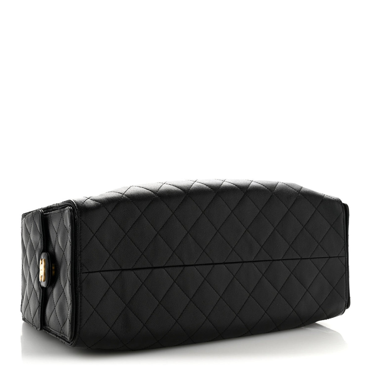 Caviar Quilted Large Chanel 25 Handbag Black