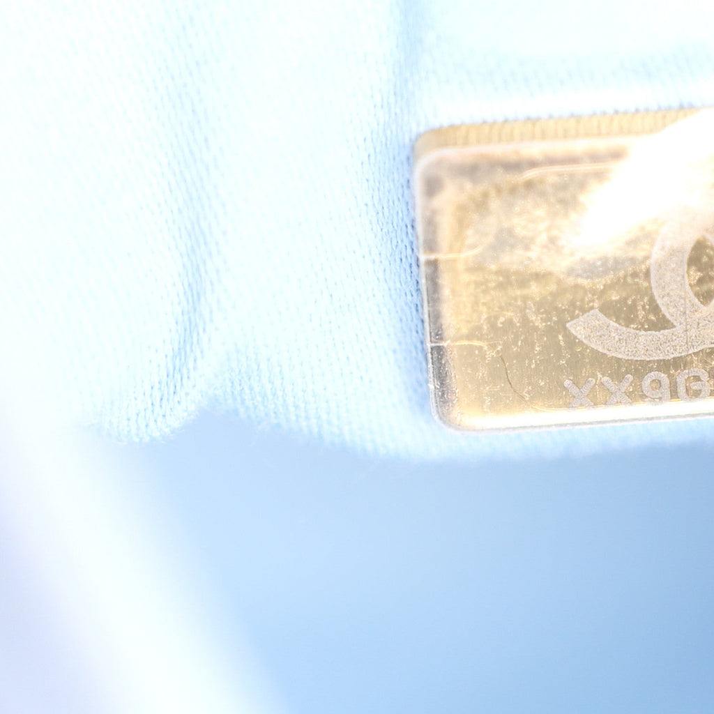 Caviar Quilted Small Chanel 25 Handbag Light Blue