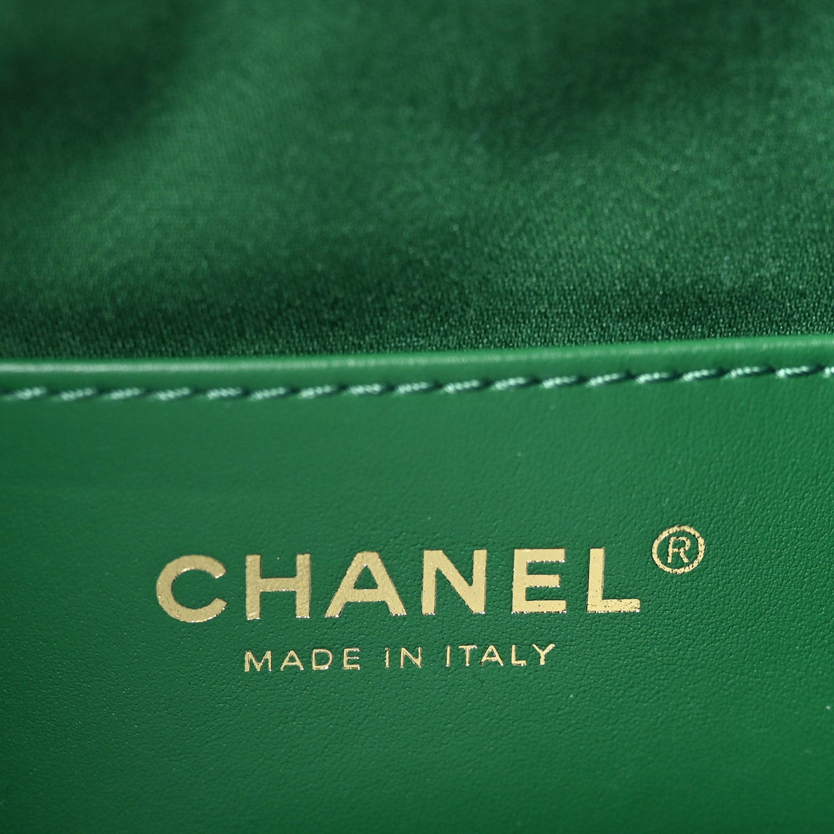Caviar Quilted Mini Chanel 25 Handbag Green