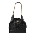 Caviar Quilted Medium Chanel 25 Handbag Black