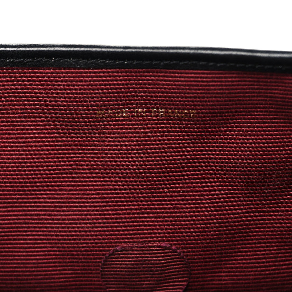 Jersey Quilted Mini Square Flap Black