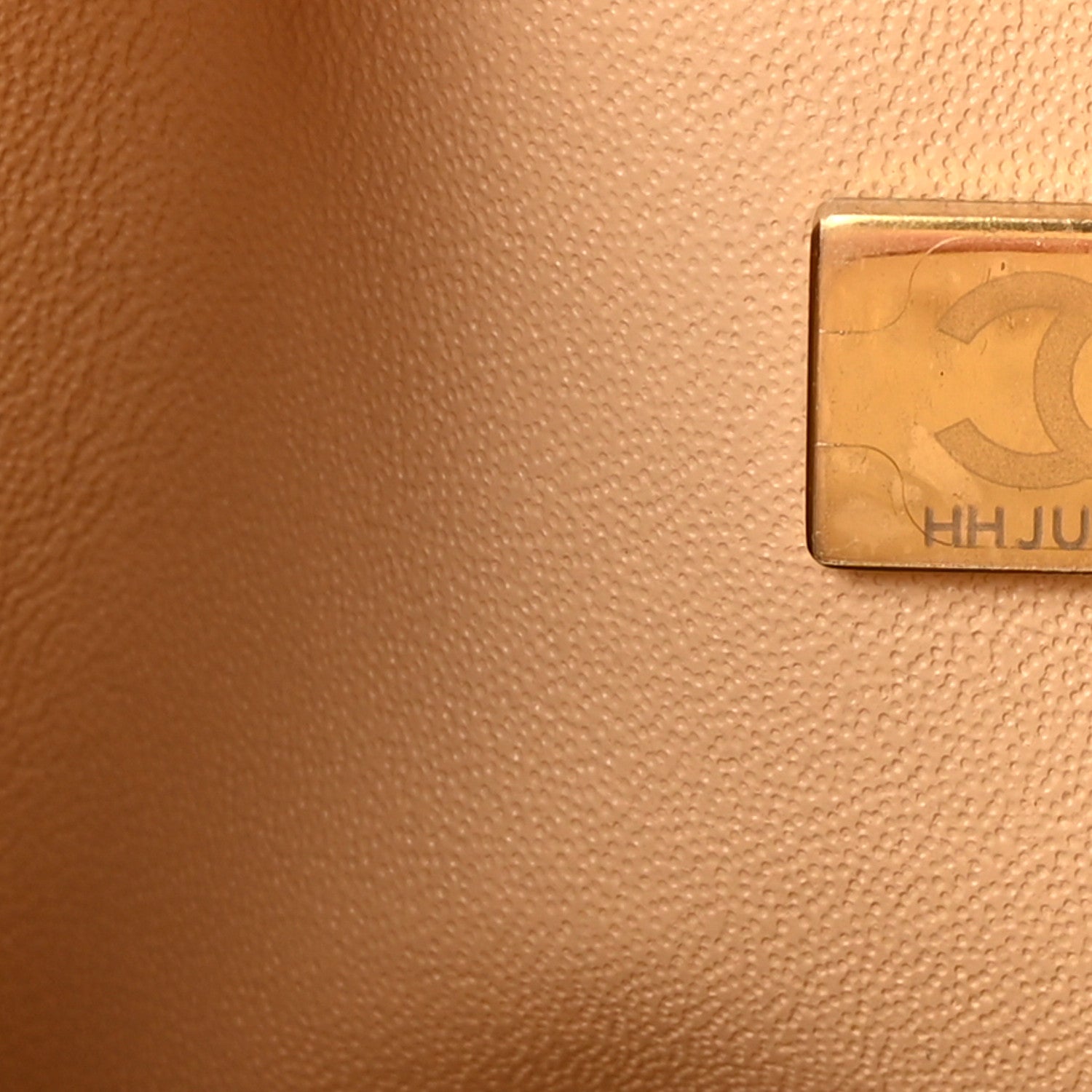 Caviar Quilted Small Double Flap Beige