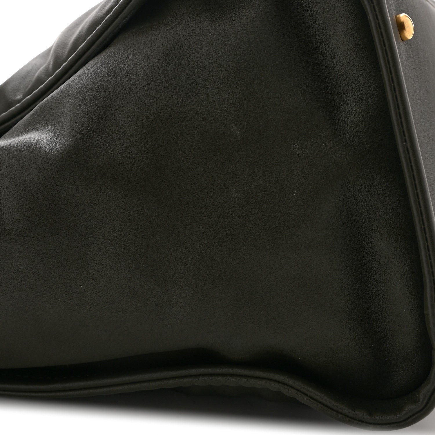 Calfskin Embossed Medium Deauville Tote Khaki
