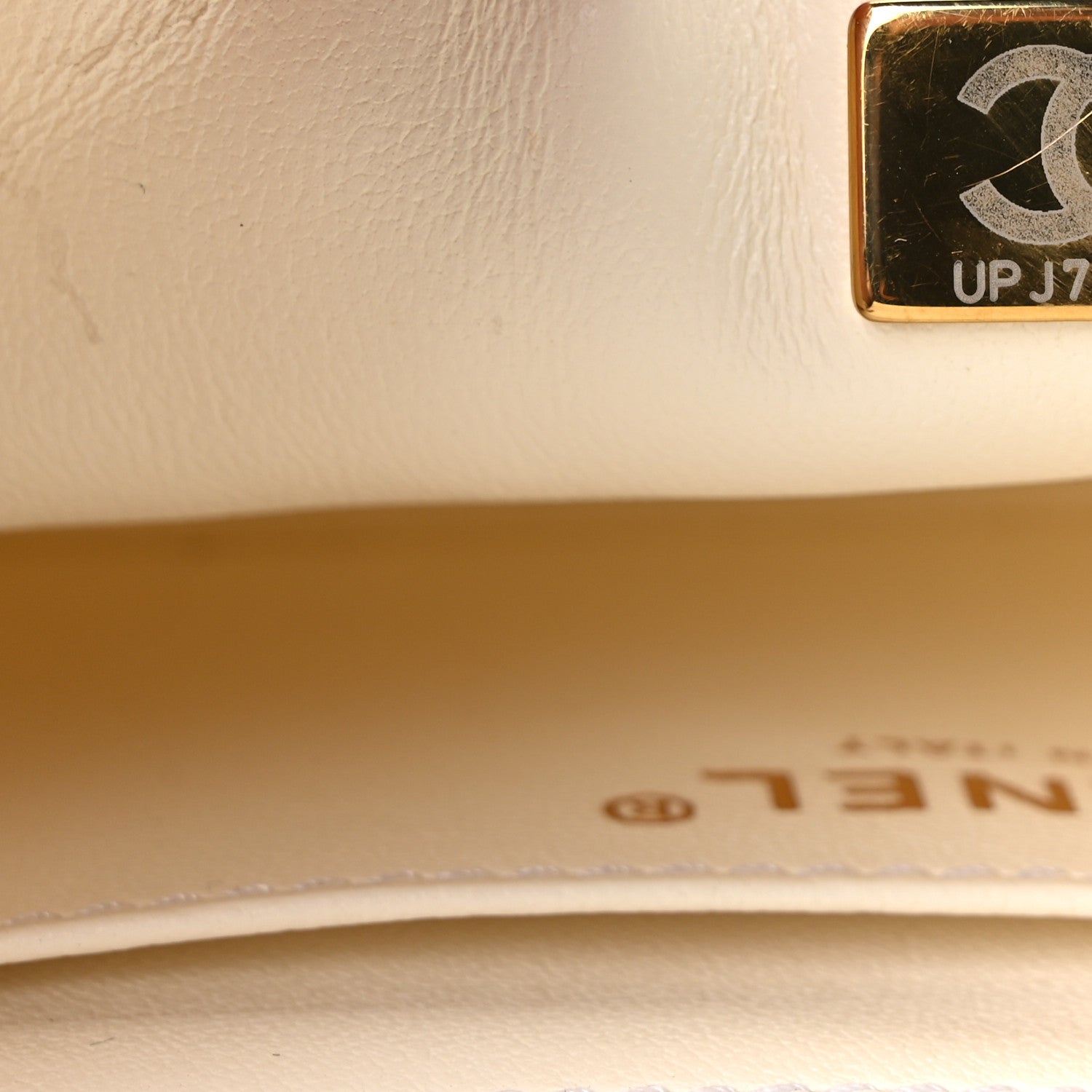 Aged Calfskin Quilted 2.55 Reissue Mini Flap White