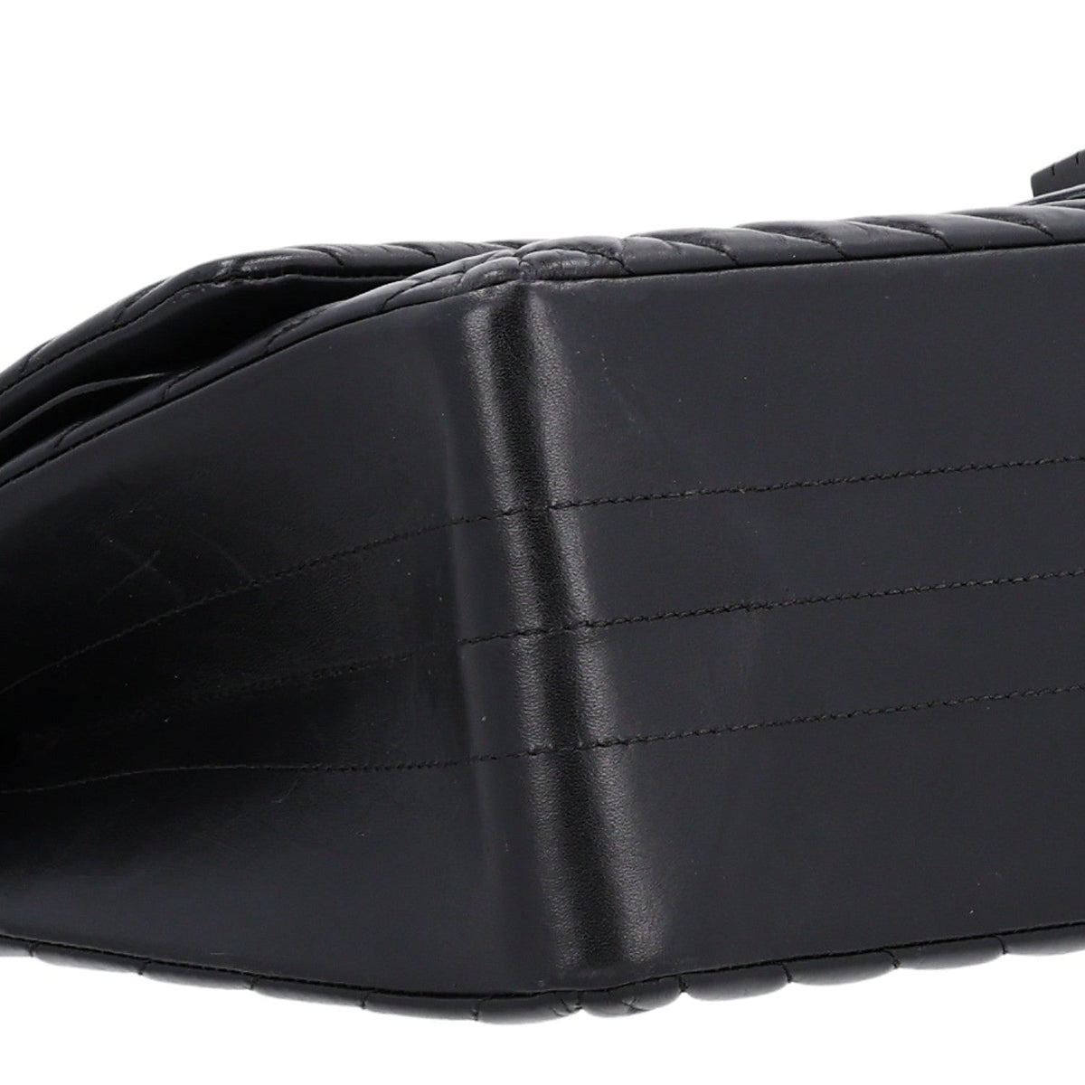 Aged Calfskin Chevron Quilted 2.55 Reissue 227 Flap So Black