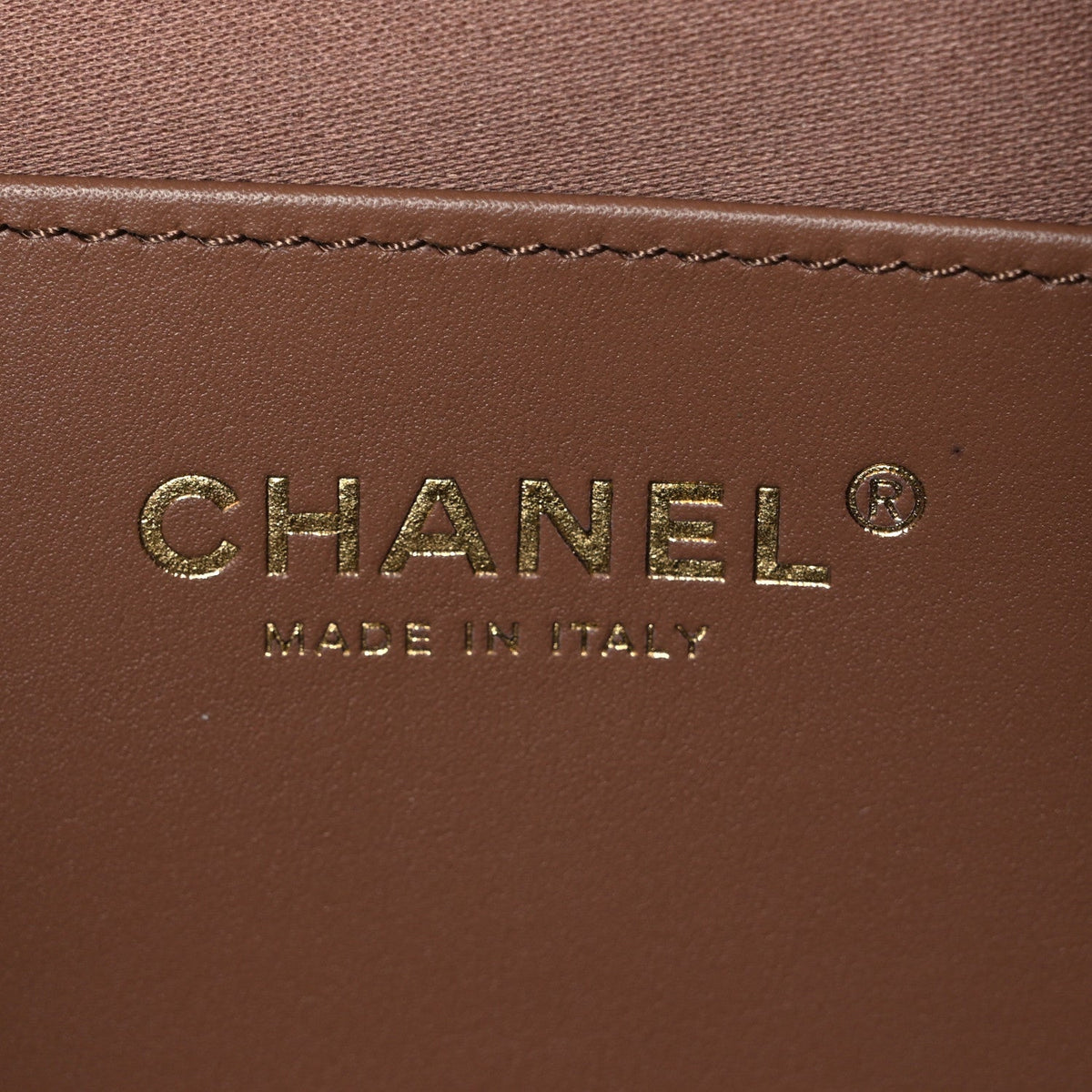 Caviar Quilted Medium Chanel 25 Handbag Brown