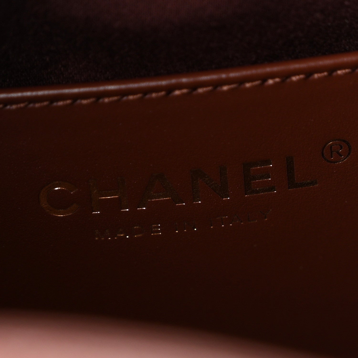 Caviar Quilted Small Chanel 25 Handbag Brown