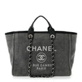 Canvas Medium Deauville Tote Grey