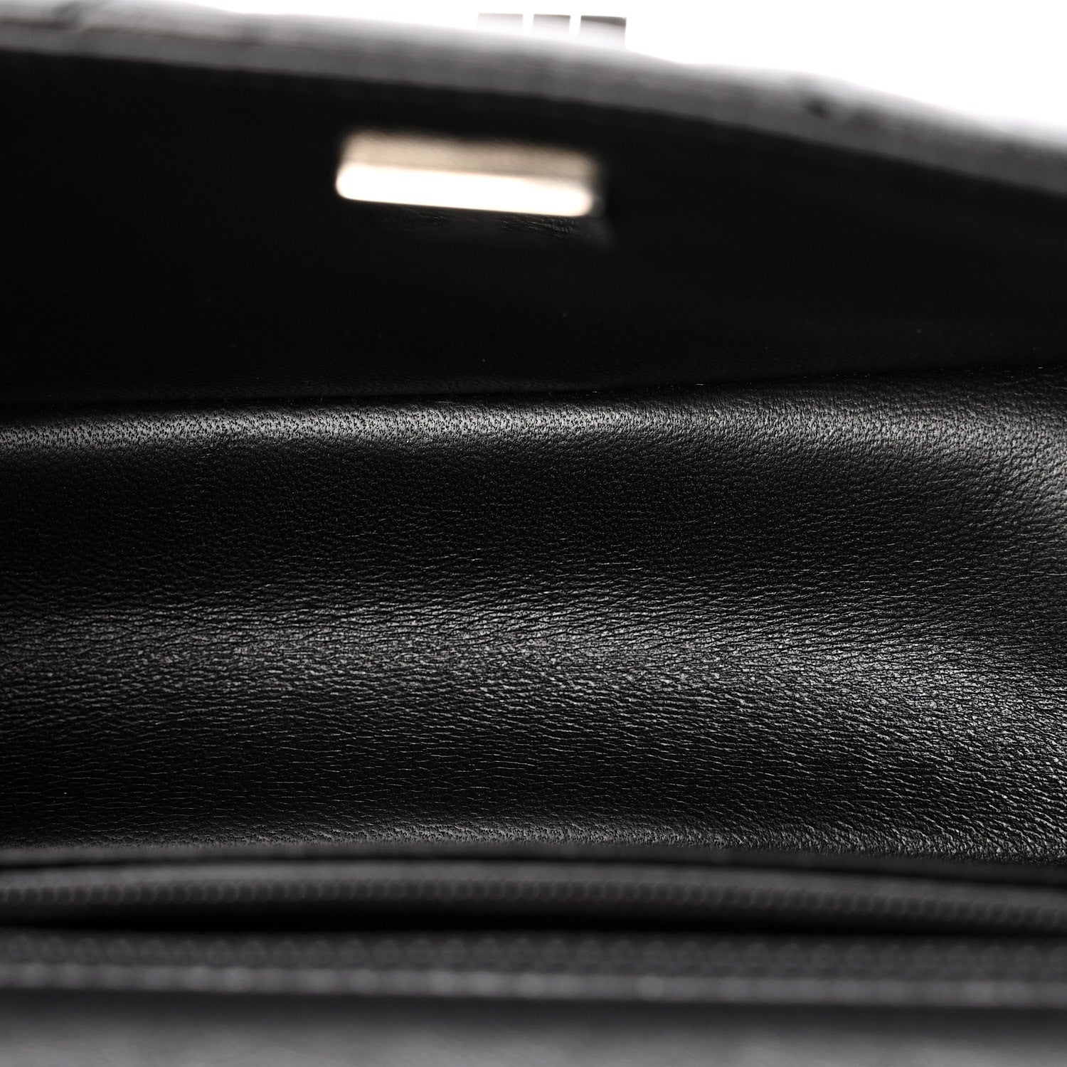 Aged Calfskin Chevron Quilted 2.55 Reissue Mini Flap So Black