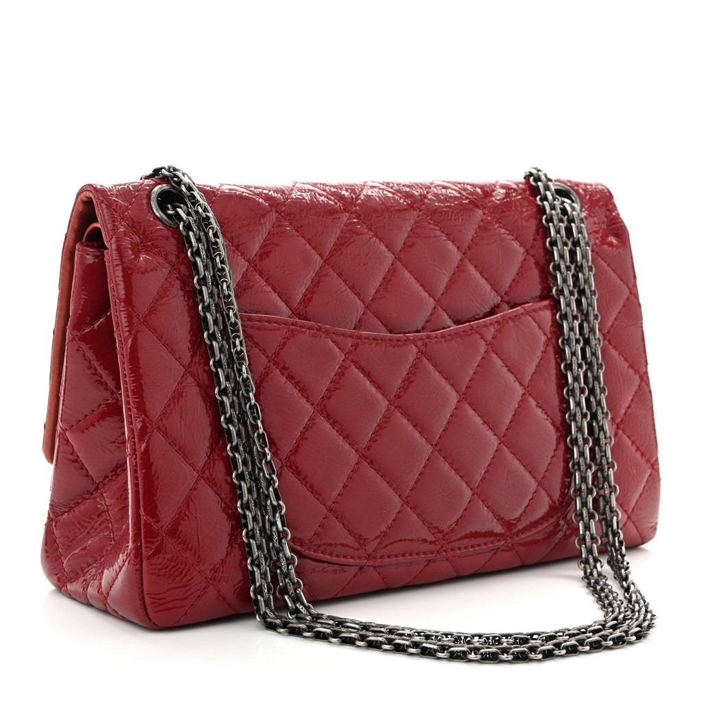 Patent Quilted 2.55 Reissue 226 Flap Red