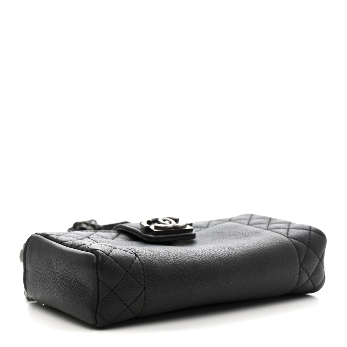 Calfskin Boy Reverso Mini Pochette Black