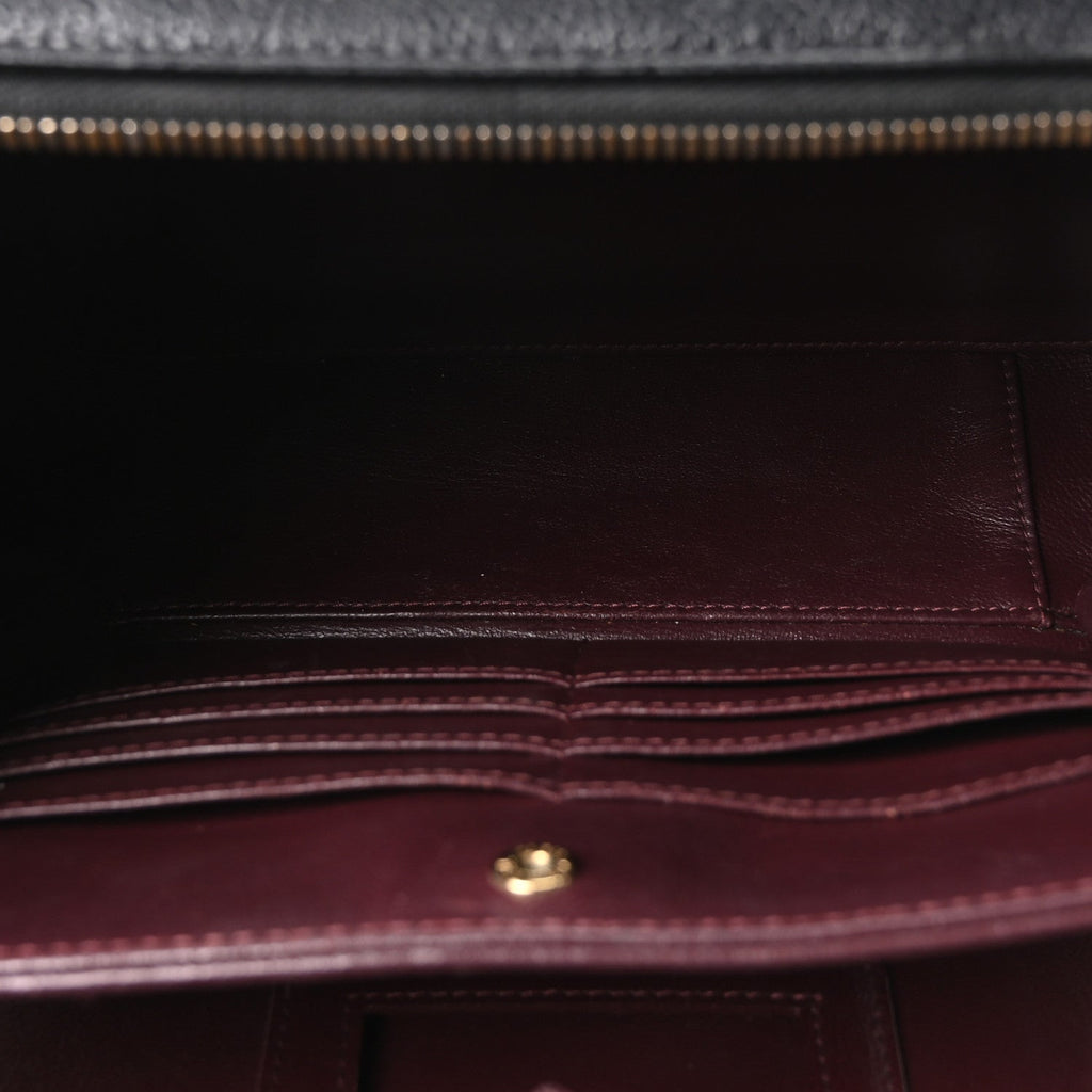 Caviar Quilted Large CC Filigree Vanity Case Black
