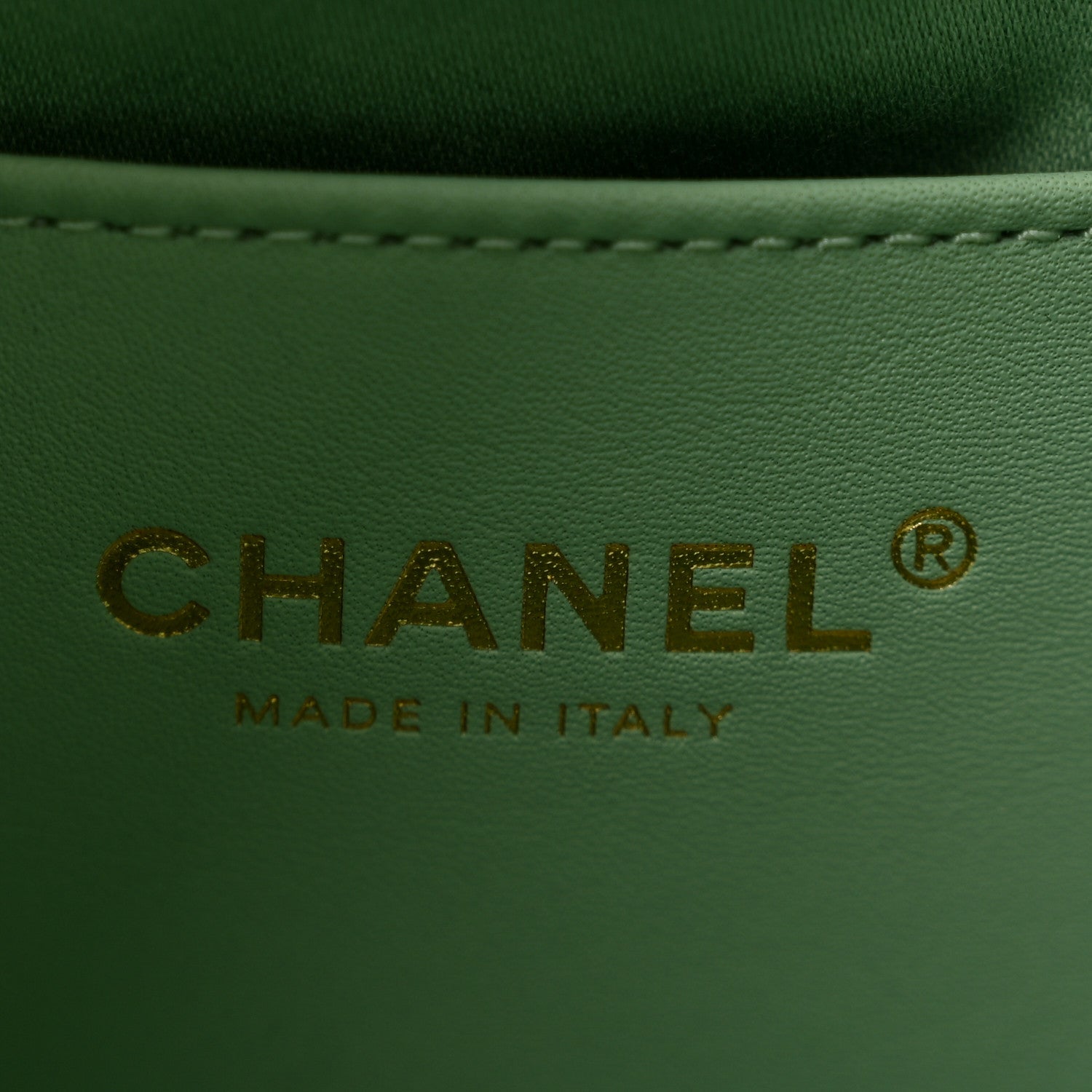 Caviar Quilted Small Chanel 25 Handbag Light Green