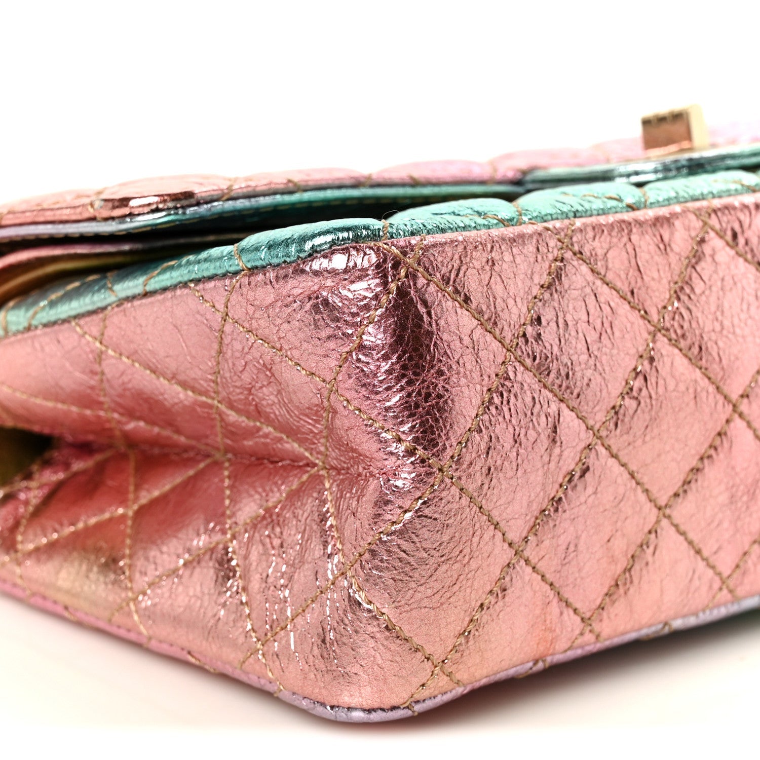 Metallic Goatskin Quilted 2.55 Reissue 225 Flap Multicolor