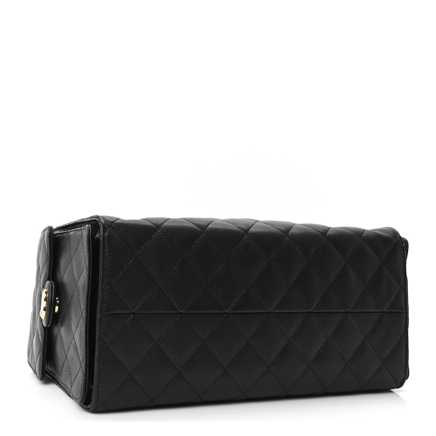 Caviar Quilted Medium Chanel 25 Handbag Black