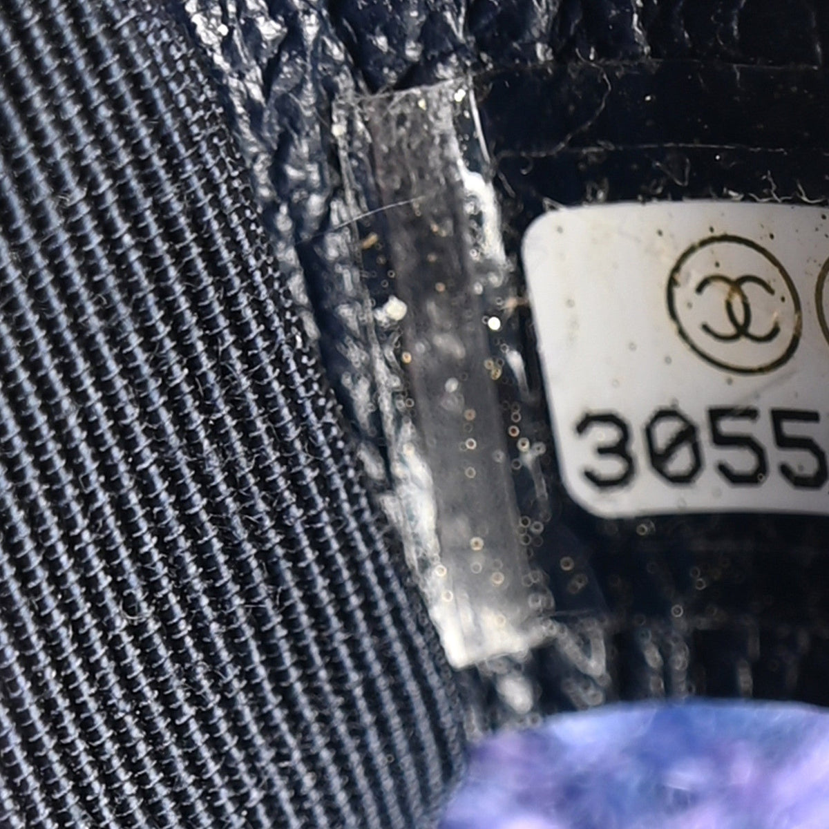 Wool Tweed Quilted Large Chanel 19 Flap Purple Black Blue