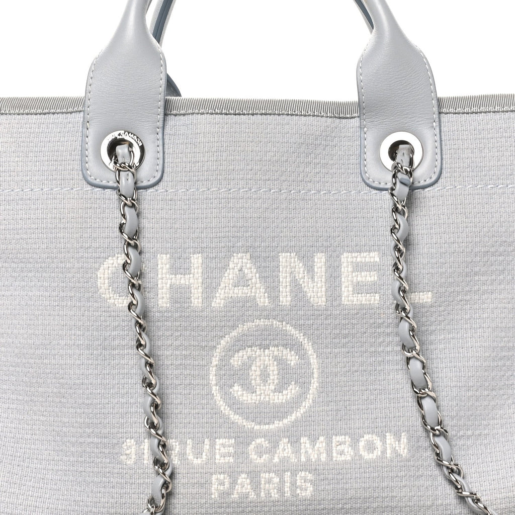 Mixed Fibers Small Deauville Tote Light Blue