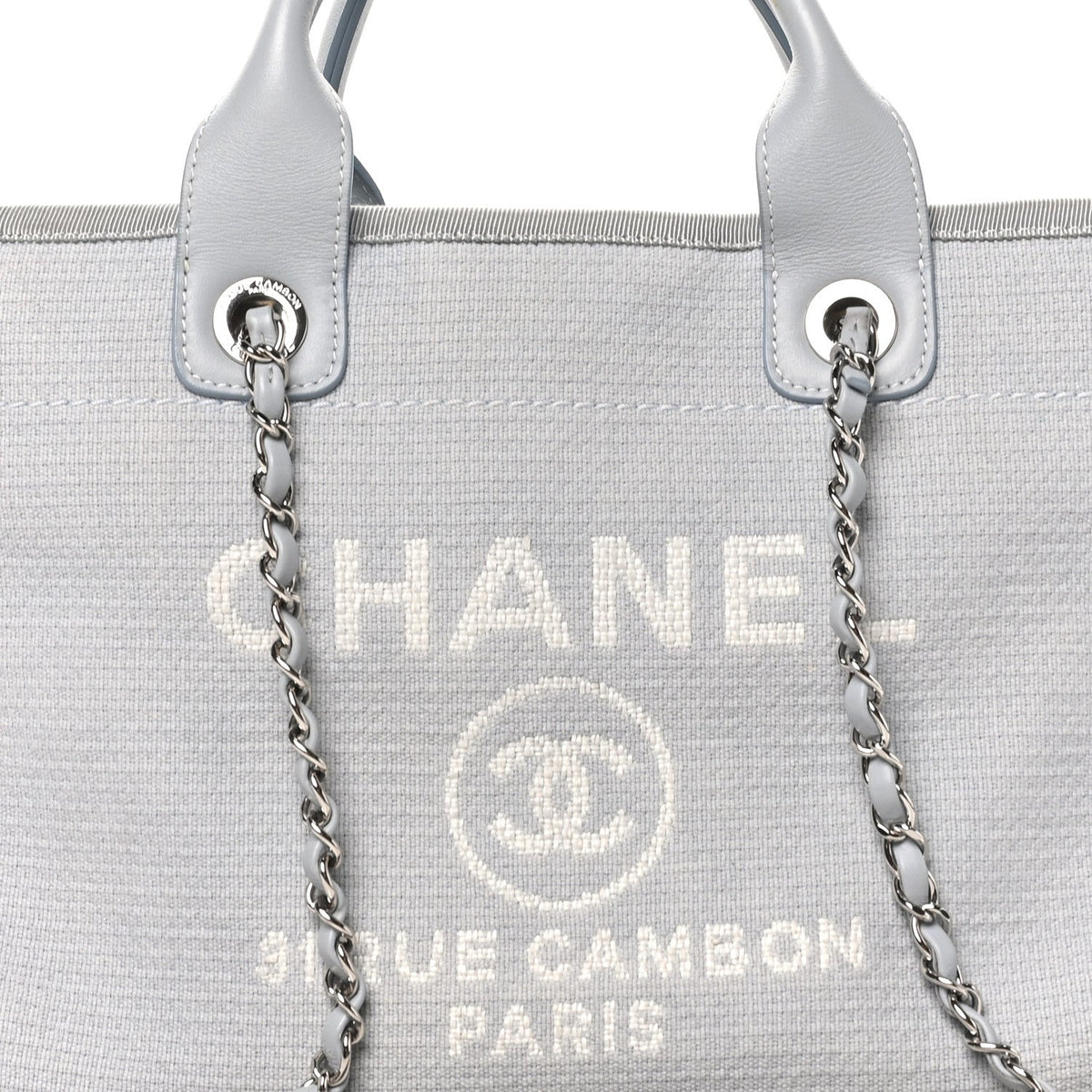 Mixed Fibers Small Deauville Tote Light Blue