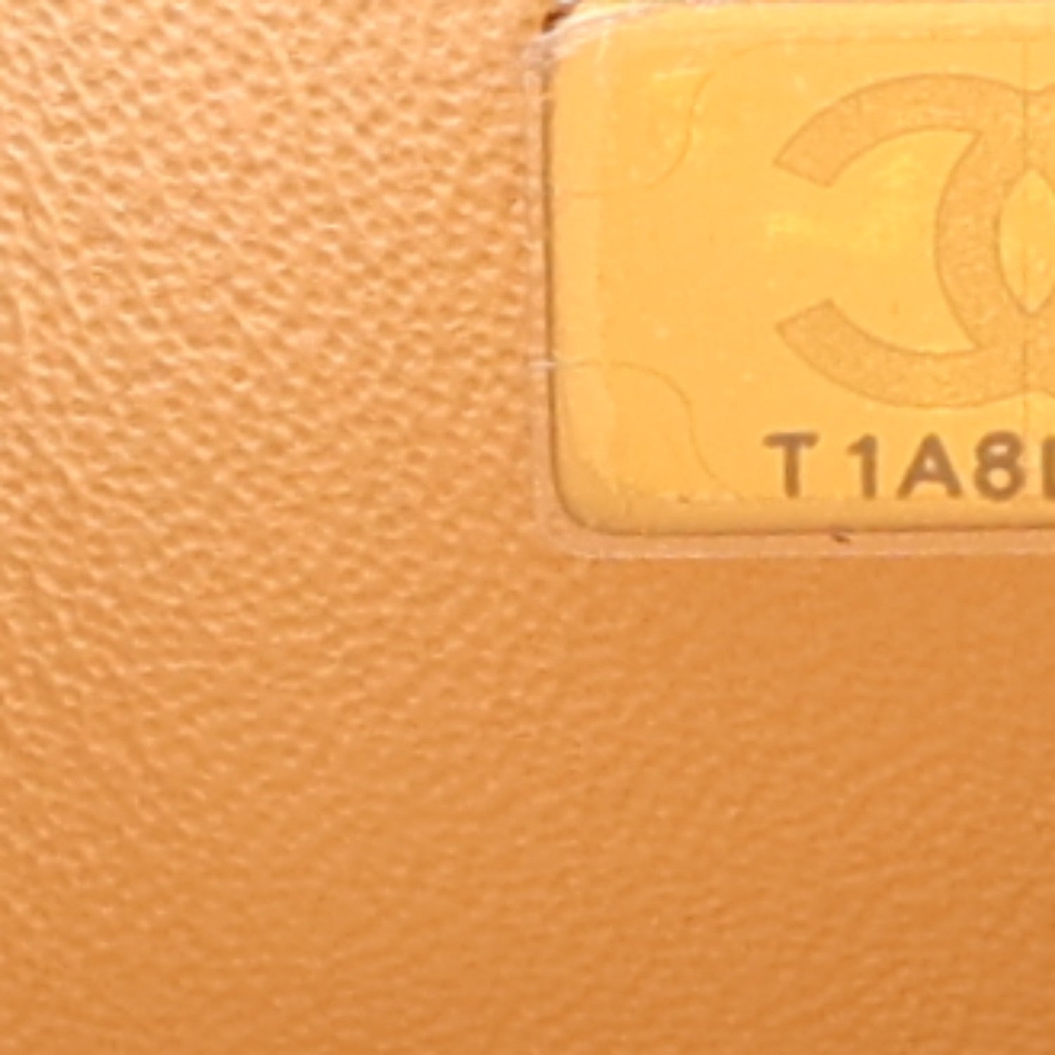 Caviar Quilted Small Double Flap Beige