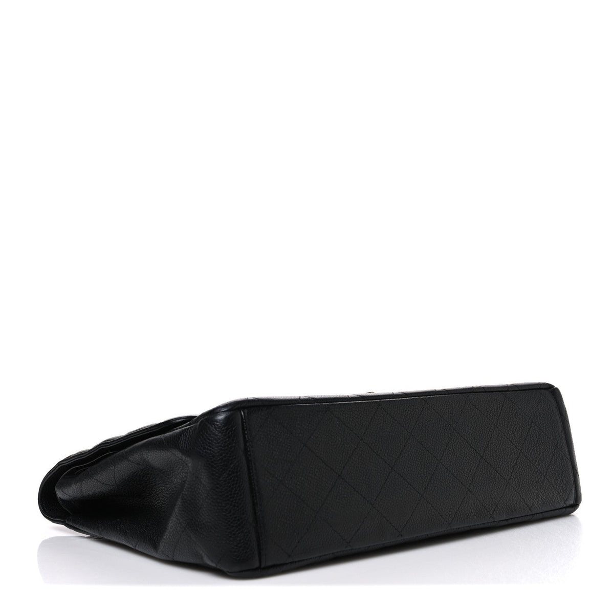 Caviar Quilted Maxi Double Flap Black