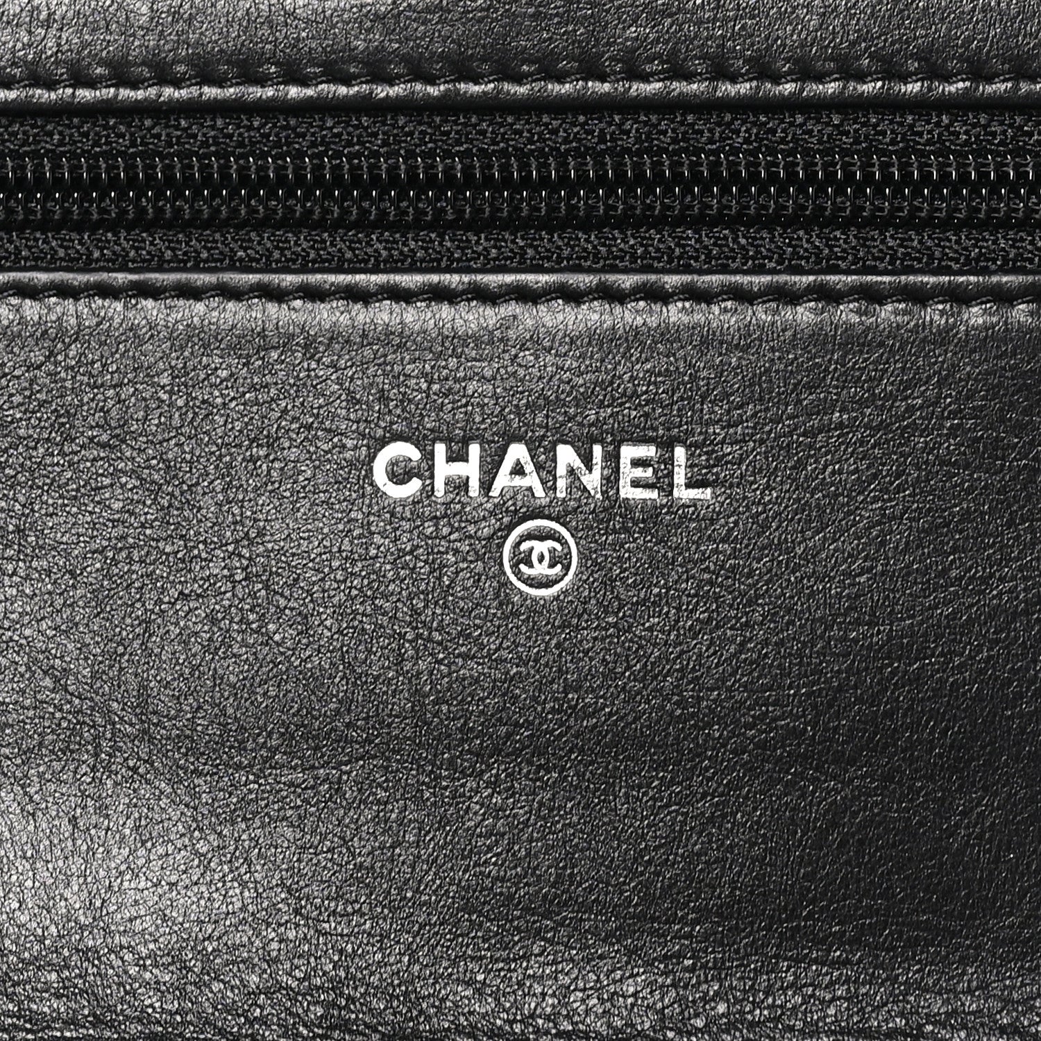 Lambskin Quilted Boy Wallet On Chain WOC So Black