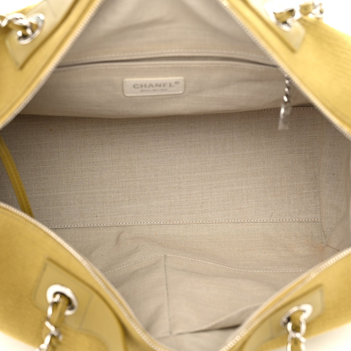 Mixed Fibers Large Deauville Bowling Bag Green