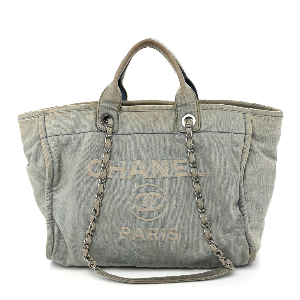 Denim Medium Deauville Tote Light Blue