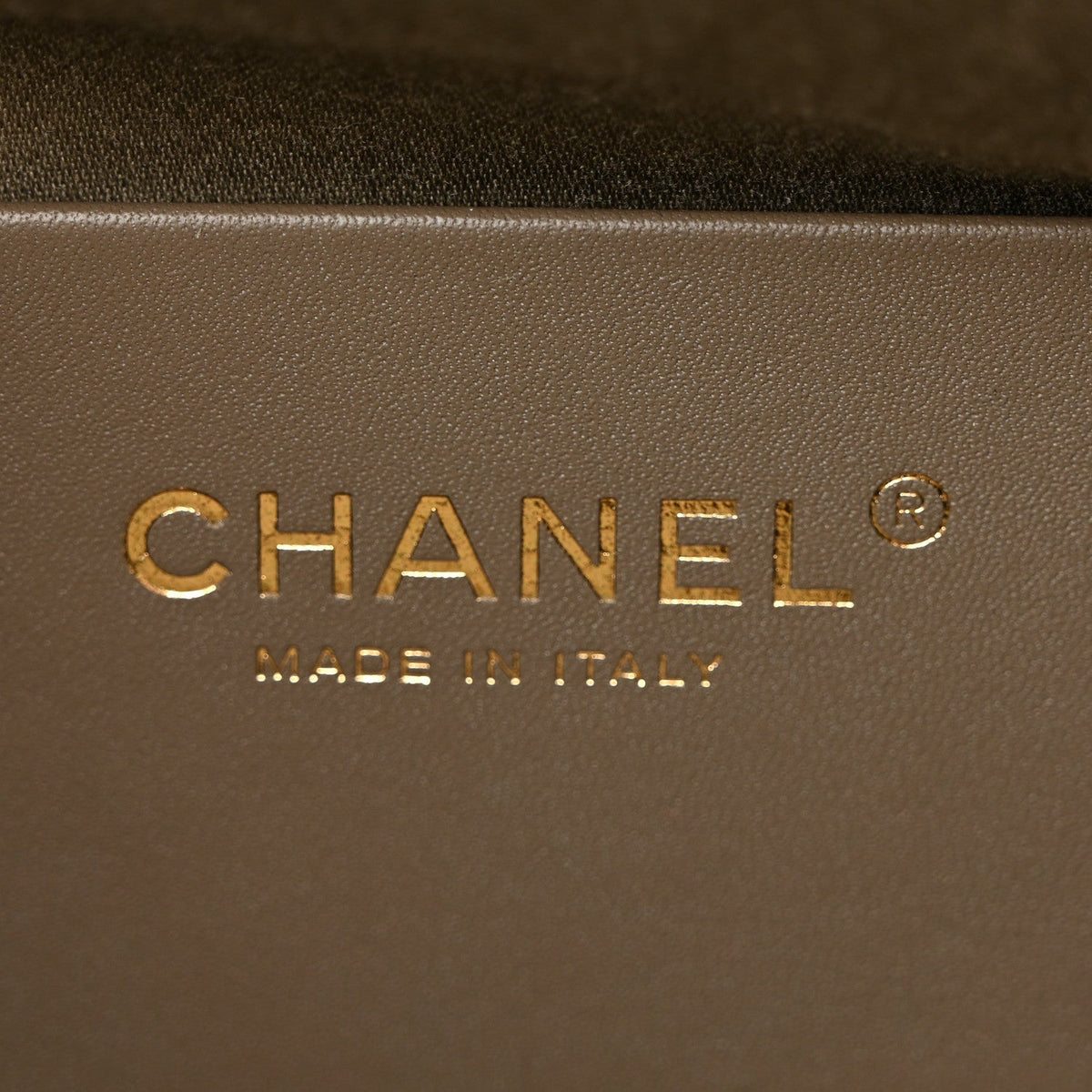 Pony Hair Mini Chanel 25 Handbag Dark Khaki