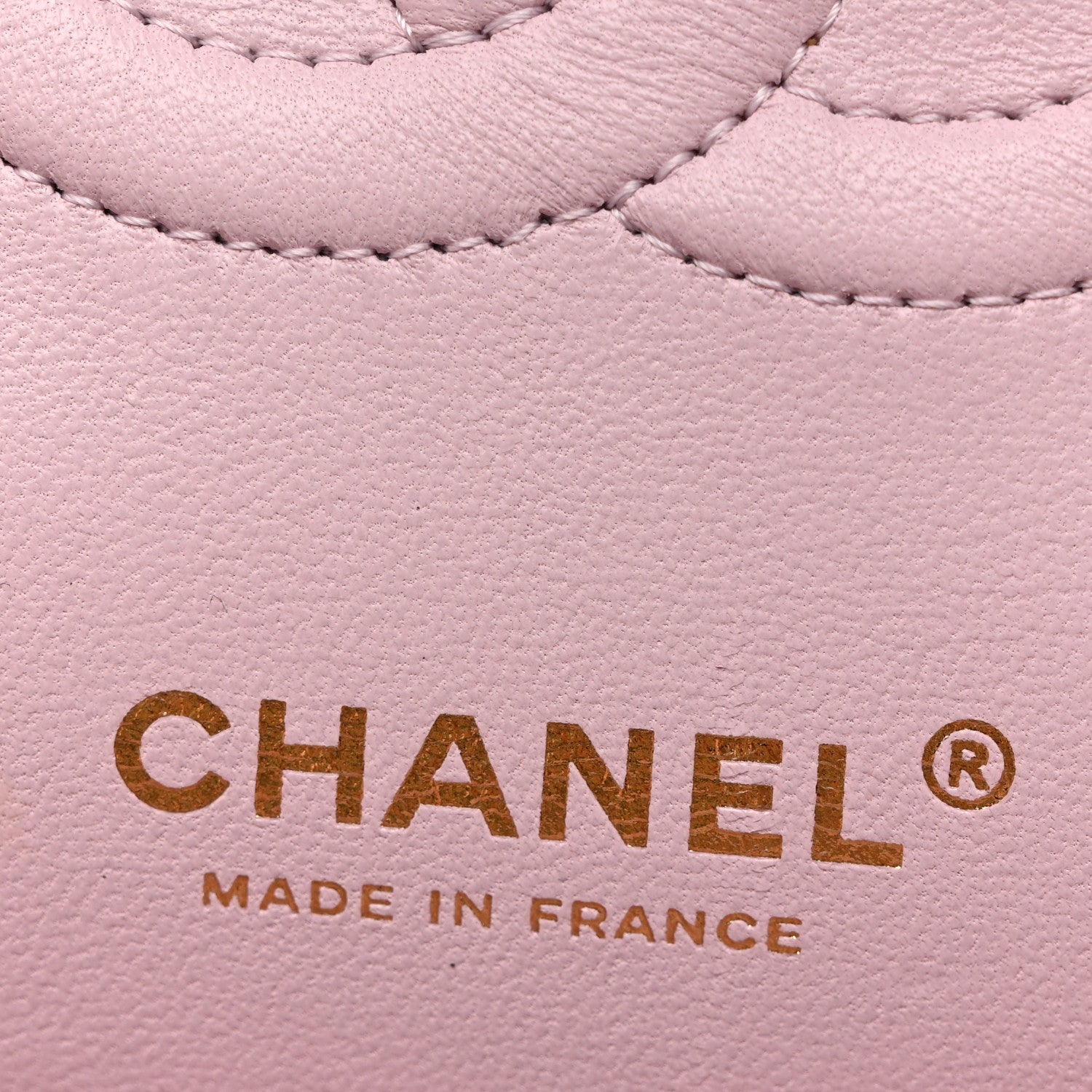 Caviar Quilted Medium Double Flap Light Pink