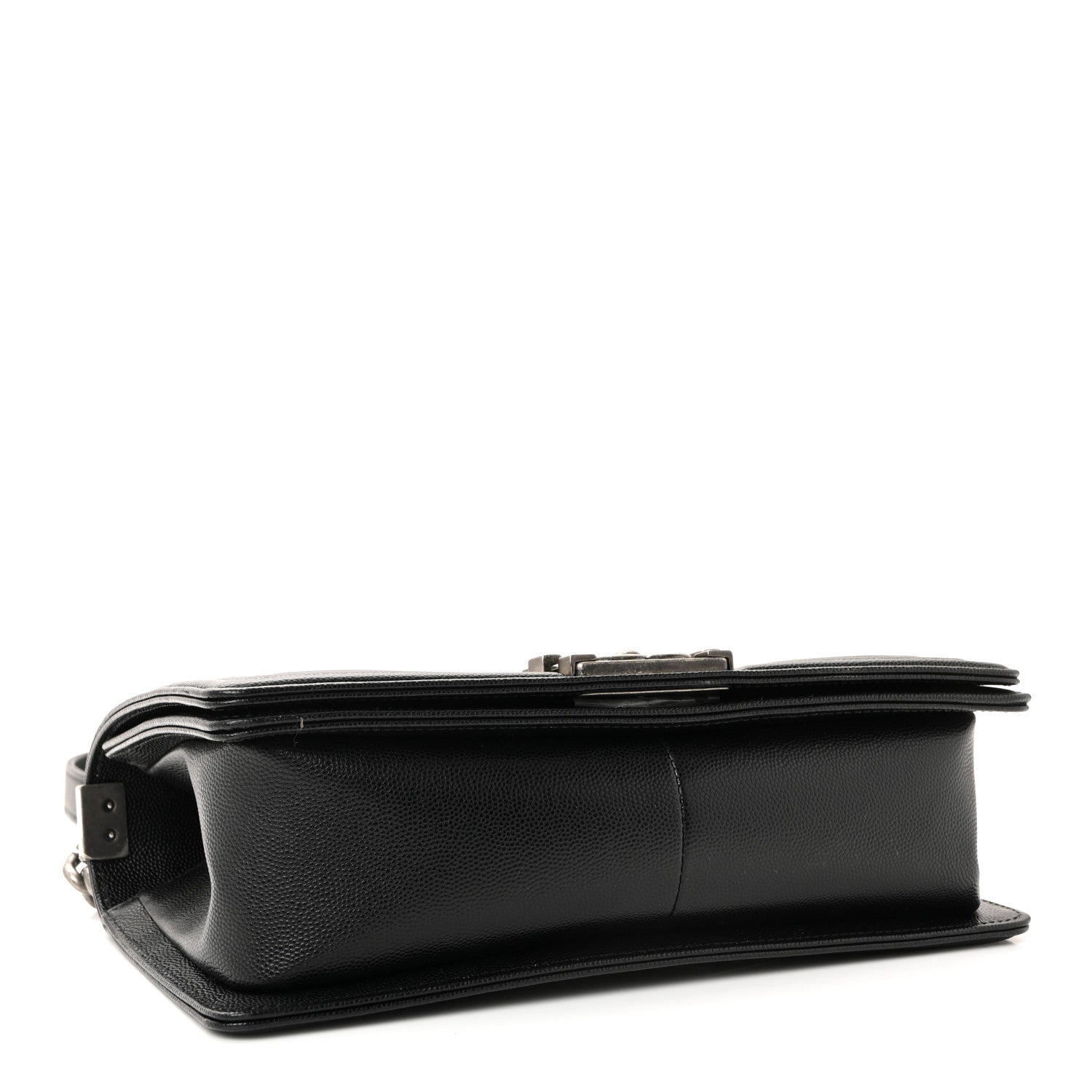 Caviar Quilted Medium Boy Flap Black